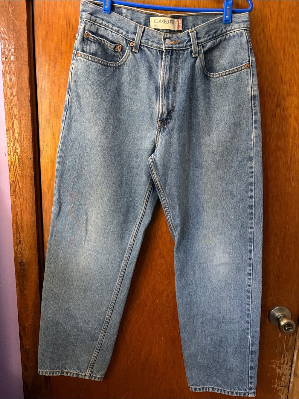 Levi's Relaxed Light Blue Denim Jeans